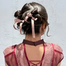 2027年成人式㊗️ヘアアレンジ🌛/ヘアセット⋆͛ 【同窓会,二次会,お呼ばれヘアにも】