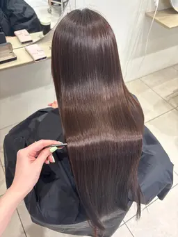 【ダメージレス✨】髪質改善酸性ストレート➕ダメージ補修トリートメント🪽✨✨