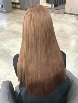 【髪質改善】【ブリーチ毛対応】髪ドラ酸性ストレート