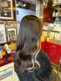 🩶ワンカラー(ブリーチなし)＋ポイントエクステ10本🩶