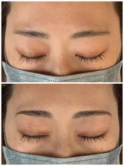 【眉毛から垢抜け】眉毛の毛流れ改善で出せる立体感+骨格に合わせてワックス脱毛🌿こだわりの商材でメイク仕上げまで🌷