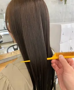 ボリュームダウンストレート✨※アイロン無し