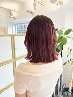 🫧前髪カット×透明感イルミナカラー×韓国式トリートメント🫧