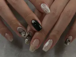 ［オフなし］60minデザイン🎨ニュアンス／シンプルネイル／持ち込み🙆🏻‍♀️フィルイン