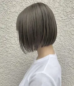 ボブカット＋ダブルカラー（ブリーチオンカラー）＋トリートメント🍋※顎の長さ