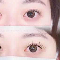 新技術⭐️アンドヘルシーフラットラッシュ(エクステ+パーマ)80本