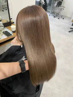 全体カラー（白髪染め可シャンプーブロー込)