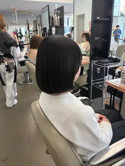 ୨୧ タンバルモリ風ボブカット+Aujuaクイックトリートメント୨୧