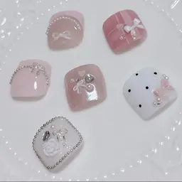 フット🦶親指にお好きなアートor色変更🌈