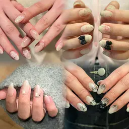 【ジェルオフなし】6本以上アートしたい方💕120分持ち込みデザインコース¥8,800〜