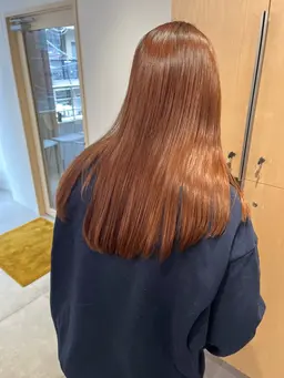 《 乾かすだけでサラ艶🌼 》▷▷ カット+縮毛矯正