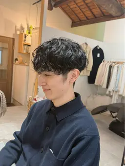 【メンズ限定✂️】 メンズカット+ メンズパーマ  ※２回目以降の方は12100円