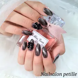 【スカルプ】オフ無し🌹チップ長さ出し10本＋マグネットネイル