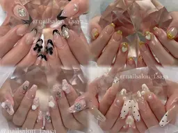 フレンチ/ラメフレンチ/逆フレンチ/Vフレンチ/斜めフレンチ/ガラスフレンチ/ミラーフレンチ/マグネットフレンチ