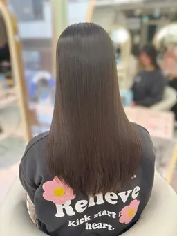 【広がる髪の毛にもおすすめ】美髪縮毛矯正🎶カット＋縮毛矯正＋クイックトリートメント✨(超音波アイロン付き)