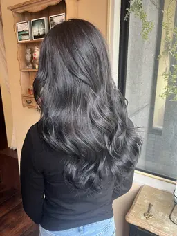 地毛風透明感カラー