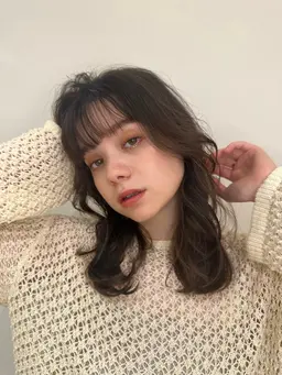 4月空き⭕️🤍くせ毛風🤍コールドパーマ+4stepシステムトリートメント