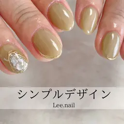 【定額シンプルコース】オフあり/片手1〜2本のアート/50種以上から選べる/少しだけデザインを楽しみ方におすすめ