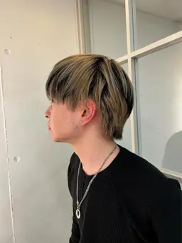 🔥【メンズ限定】🔥骨格補正メンズカット+ブリーチ+カラー+トリートメント