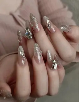 初回自爪オフ無料★ハントチップ長さ出し、定額デザインコース