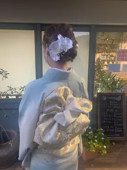 《留袖、訪問着》◾︎着付け ➕ヘアセット　💁‍♀️振袖は＋1000円