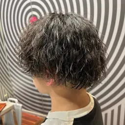 メンズカット+ツイストパーマ
