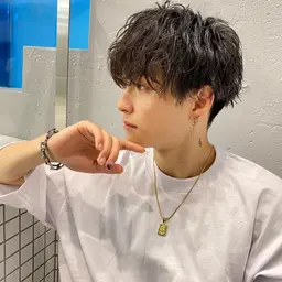 【カット+パーマ】【ツイストパーマ、スパイラルパーマ、波巻きパーマ】メンズカット+3種類のパーマからお選びください😎