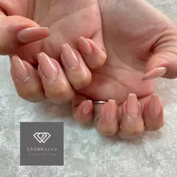 ☪︎シンプルカラーグラデーションハンドorフット可*･.｡*