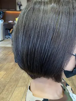 デザインカラー/ハイトーン/ハイライト (ケアブリーチ+カラー)ブロー+炭酸