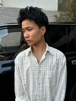 カット(フェード不可)＋パーマ＋ケアトリートメント