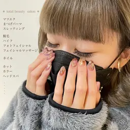 〈16:30最終受付〉完全予約リクエストのみ予約可能☆ヘアカラー（ワンカラー）➕まつげパーマ🐶