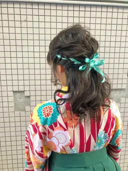 袴の着付け&ヘアセット