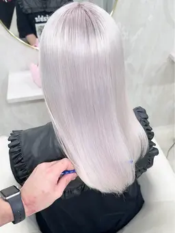 2回ブリーチ＋カラー