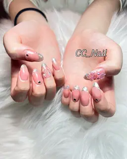 オフ込み🌸ガラスフレンチ🌷フレンチカラー