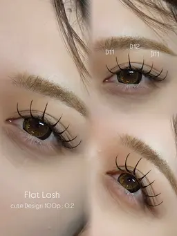 【フラットラッシュ】100本🐾