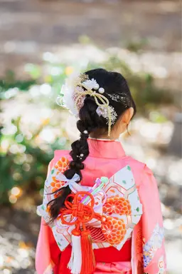 七五三お子様ヘアセット+着付け　(女の子限定)