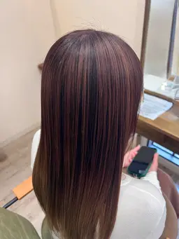 【ミニモ限定🌈🌈】　　　　　　　　　　　　　　　　　　　艶カラー🫧🫧🫧＋ 3工程TOKIOトリートメント