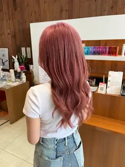 ダブルカラー(ブリーチ+ダメージレスカラー)✨+トリートメント