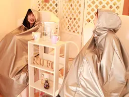 カップル　友達同士の2名同時来店でさらにお得なプレミアムコース　ruruonn＋全身リンパマッサージ＋水素パック＋足浴