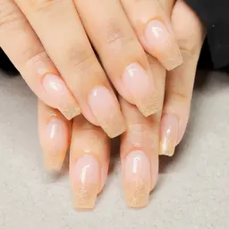 【アクリルスカルプ】ラメグラデーション