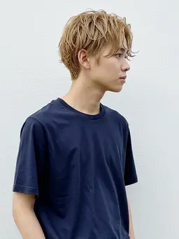 メンズカット＋ブリーチonカラー☆ミニモ特別価格　22000円→14860円