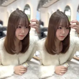 【平日限定!!先着3名様】🎀似合わせカット+ケアカラー＋超音波3stepトリートメント🎀￥9900→￥8900