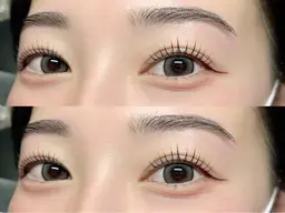 【ミニモ限定価格🉐】まつ毛パーマ&アイブロウワックス🫧