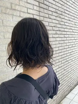 カット+ゆるふわデジタルパーマ+systemトリートメント