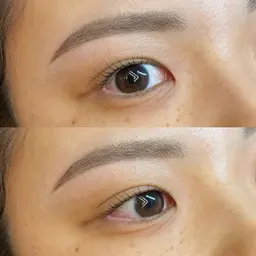 まつげパーマ+眉毛スタイリング（男女可）期間限定！間引きも追加料金なし✨