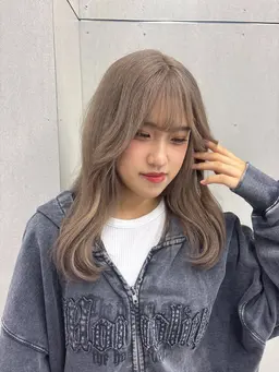 【単品メニュー組み合わせ💐🤍】似合わせカット+透明感カラー