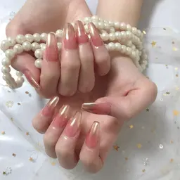 オフなし✨ガラスフレンチ／ミラーフレンチ／ミラーグラデーション