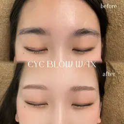 ミニモ学割🏫✨【アイブロウワックス】産毛も綺麗にとれてスベスベに🪄🤍毛量調整、眉メイク付き✨