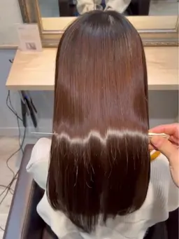 ツヤサラ縮毛矯正✨️(5cm以上カット込)