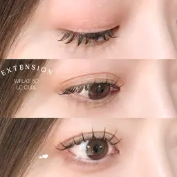 【最先端エクステ🩶】LC & LDカール 80本※土日祝＋500円